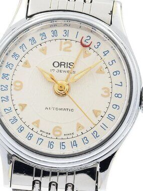 ORIS Pointer date 7405 Silver Dial Automatic Ladies Watch